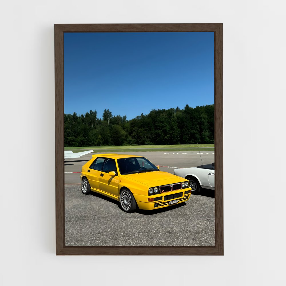 Poster Duo Jaune – affiche Lancia (vue 5)